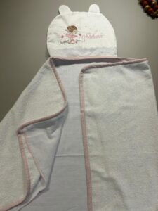 TOALHA INFANTIL - FAZEMOS PERSONALIZADA
